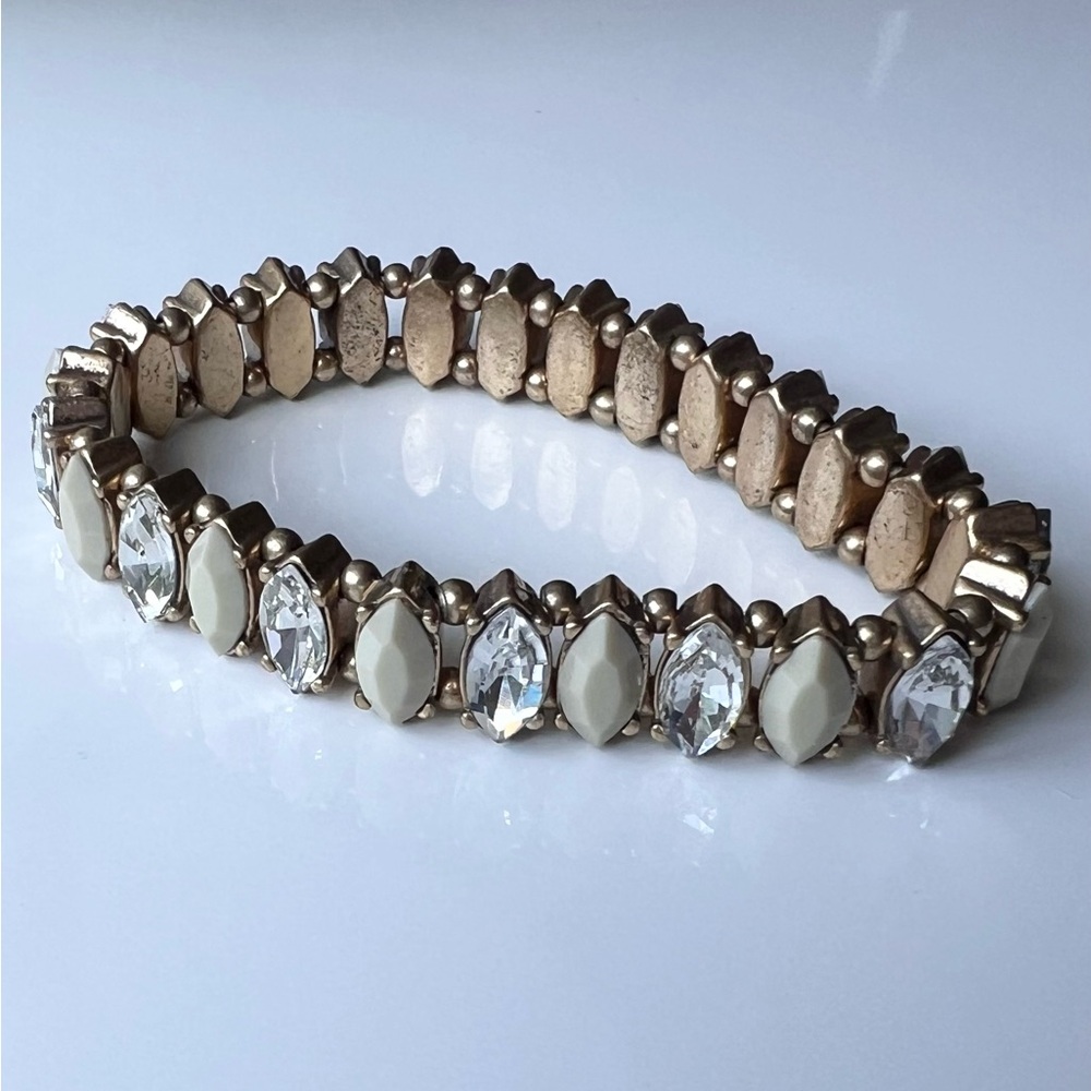 J Crew Stretchy Crystal Bracelet
